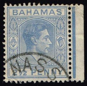 Bahamas #104 King George VI; Used (1.90)