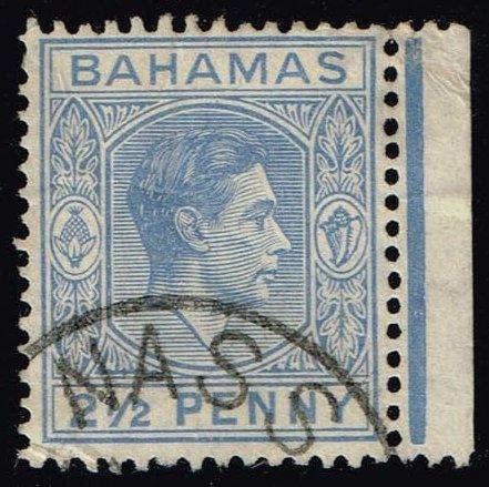 Bahamas #104 King George VI; Used (1.90)