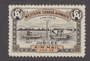 Canada B.O.B. CL41 Mint Air Post Semi-Official Stamp