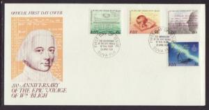 Fiji 603-606 Wm Bligh 1989 U/A FDC 