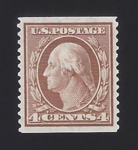 US #354 1909 Orange Brown Wmk 191 Perf 12 Vert Mint NG VF Scv $200