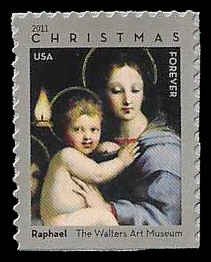 PCBstamps  US #4570 Bk Sgl (44c)Madonna & Child, (62)
