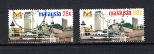 Malaysia SC #111-112   VF, Used, View of Kuala Lumpur ...... 3710040