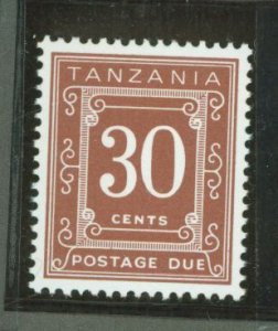 Tanzania #J4c Mint (NH) Single