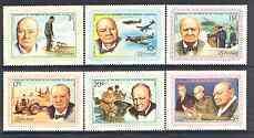 LIBERIA - 1974 - Winston Churchill - Perf 6v Set - Mint Never Hinged