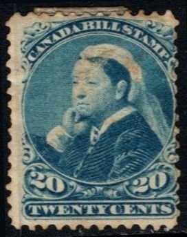Early Canada Revenue Queen Victoria Bill Stamp Value Pack Lot/32 Mixed Condition