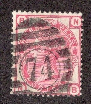 Great Britain #61 Plate #15 F/U ~jm-2362