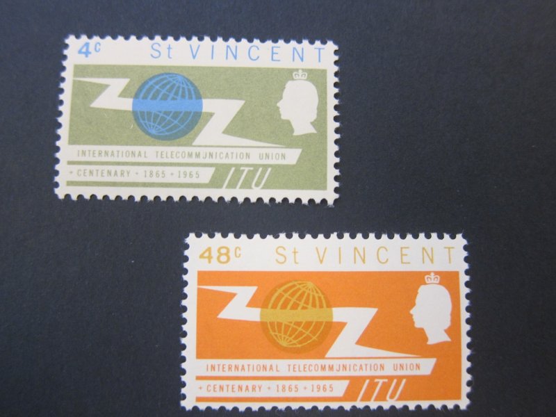 St Vincent 1965 Sc 224-225 set MH