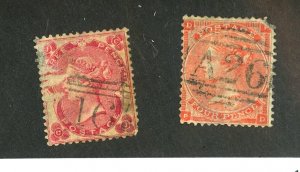 GREAT BRITAIN #34 37 USED FAULTS Cat $375