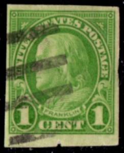 US Stamp #575 - Benjamin Franklin - Regular Issue 1923-25