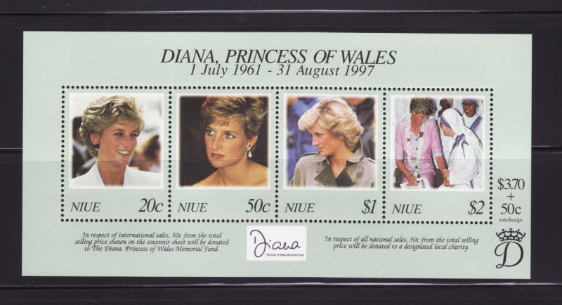 Niue 706 Set MNH Princess Diana