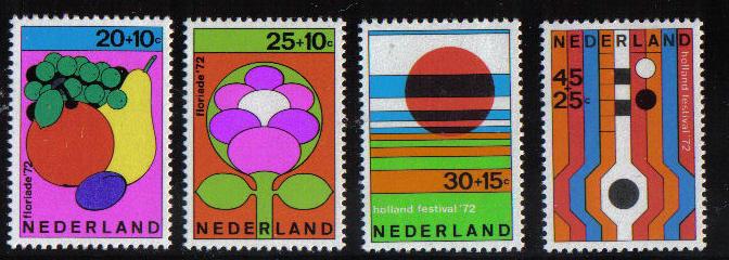 Netherlands  #B481-B484   1972  MNH  Cultural Welfare complete