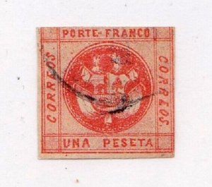 Peru stamp #8, used,  SCV $65.00 - FREE SHIPPING!! 