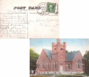 United States U.S. R.P.O.'s Danv. & Cairo 1917 667-J-1  PPC (N.E. Church, Bel...