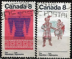 Canada; 1973: Sc. # 568-569:  Used Cpl. Set