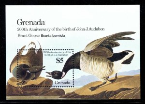 Grenada 1986 Sc 1356 Audubon Brant Goose Bird MNH CV $16