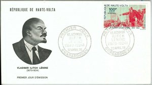 61649 - Haute-Volta Upper - POSTAL HISTORY - FDC COVER 1970: LENIN Politics-