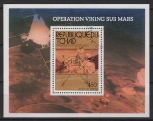 Chad 1976 - Scott C194  sheet of 1 CTO - Viking Mars