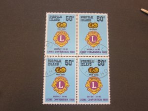 Norfolk Island 1980 Sc 254 BLK(4) CTO set FU