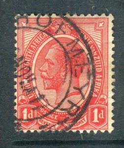 SOUTH AFRICA; Early 1900s GV issue fine used 1d. value nice POSTMARK