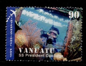 Vanuatu Stamp #909a USED VFU  XF SINGLE CORAL - DIVERS