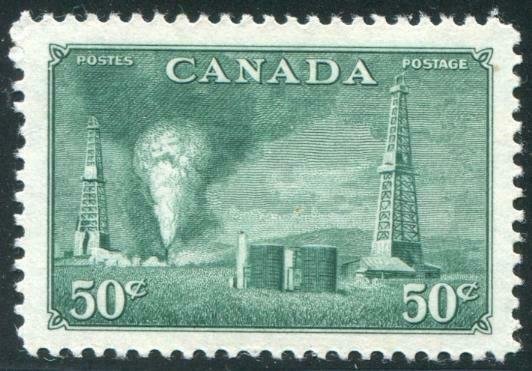 HERRICKSTAMP CANADA Sc.# 294 Oil Wells Mint NH