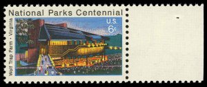 US Sc 1452 VF/MNH - 1972 6¢ Wolf Trap Farm - P.O. Fresh