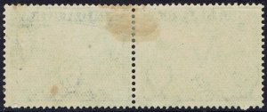 SOUTH AFRICA 1930 UNION BUILDINGS 2D BLUE AND VIOLET PAIR ROTO PRINTING