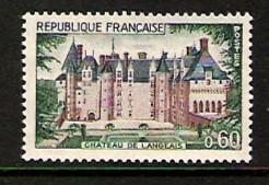 France #1212 Chateau Langeais 1968 NH Cat. $ .35