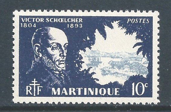 Martinique #198 NH 10c Victor Schoelcher