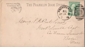 United States Rhode Island Providence, R.I. 1888 Wesson Duplex   2c Washingto...