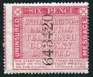 The UK Telegraph Company Ltd 6d rose