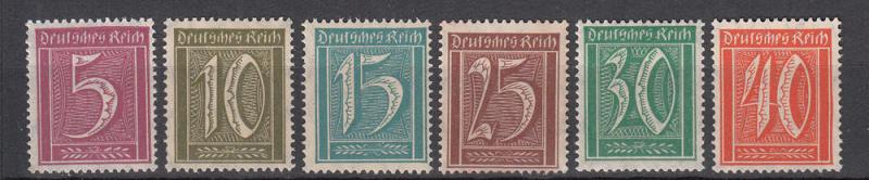 Germany-1921 Inflation Wmk.Lozenges-small stamp lot-MNH(2175