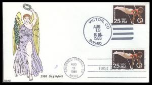 #2380 Summer Olympics Kribbs FDC
