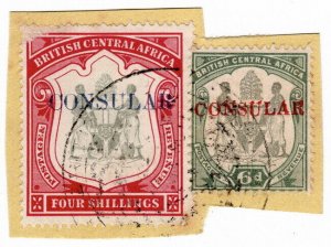 (I.B) Rhodesia/British Central Africa Revenue : Consular 4/6d