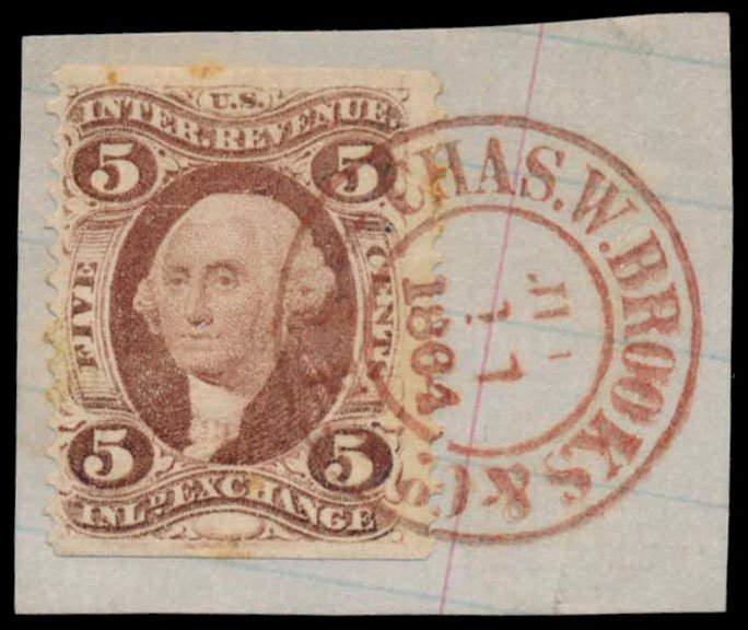 U.S. REV. FIRST ISSUE R27b  Used (ID # 98563)