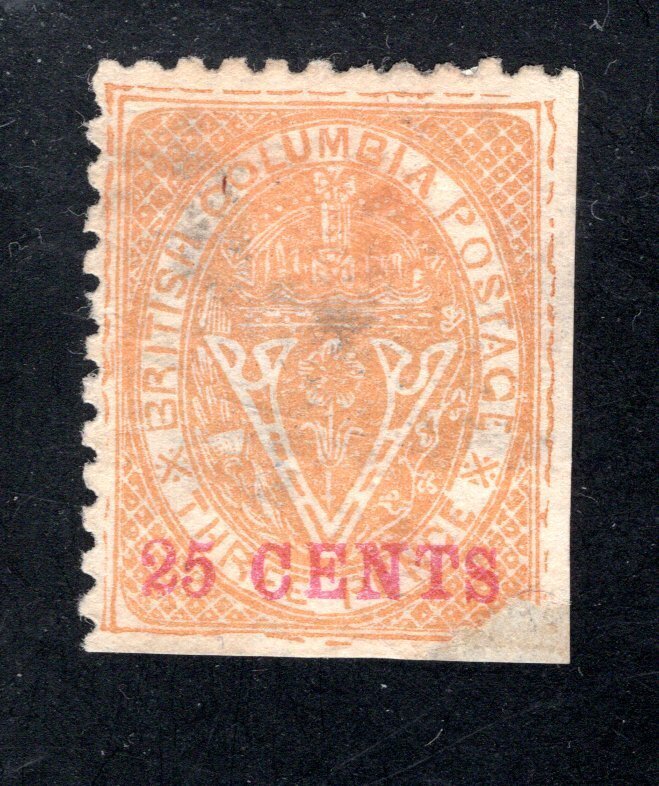 British Columbia 11,  VF,  Unused, See Description, CV $400.00   ....0820003