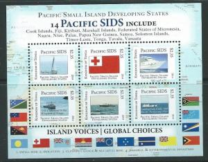 TONGA 2014 PACIFIC SIDS M/SHEET MNH