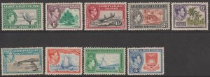 Gilbert & Ellise Is.  40-43, 47-51 VF/XF MNH KGVI