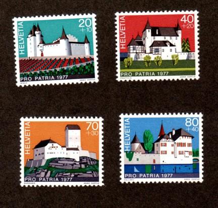 Switzerland # B447-B450 Mint NH!