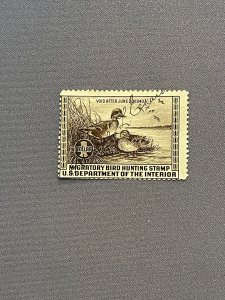 RW6, Green-Winged Teal, Used, CV $35.00