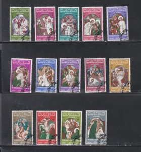 Jordan # 531-531M, Stations of the Cross, Used Set, 1/2 Cat.