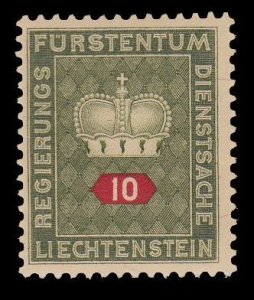 Liechtenstein O38 MNH
