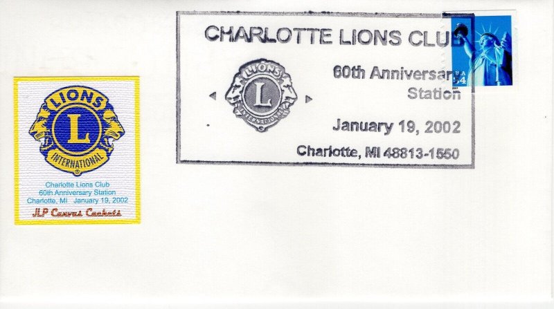 CHARLOTTE LIONS CLUB 60TH ANNIVERSARY STATION,  CHARLOTTE, MI   2002  L29