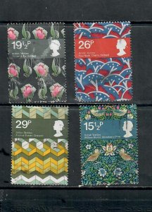 G.B 1982 COMMEMORATIVE SET, TEXTILES ISSUE h 300322  USED