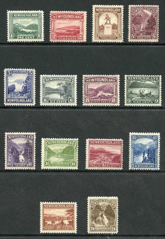 Newfoundland SG149/62 1923 Set of 14 M/Mint