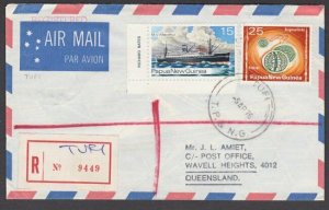 PAPUA NEW GUINEA 1976 Registered cover ex TUFI..............................M397