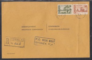 Canada - Dec 1968 Dingwall, NS Registered Domestic Cover