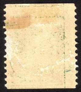 1910, US 1c, Franklin, MH, fault, Sc 387