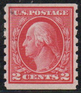 US #413 SCV $125.00 SUPERB mint hinged, wonderful color, GEM